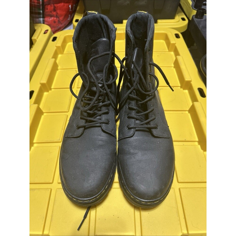 Dr. Martens Black Combs Leather Wyoming Boots Men Size 13 M